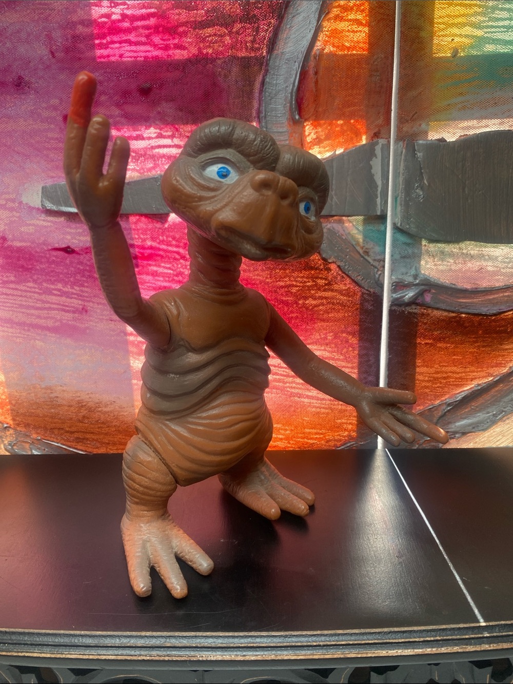 E.T. the Extra-Terrestrial Space Alien Doll Vinyl Figure VINTAGE 1980 7.5”